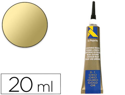 Pintura para contorno ouro r-1 la pajarita , La pajarita , 53883 , 8423451462647
